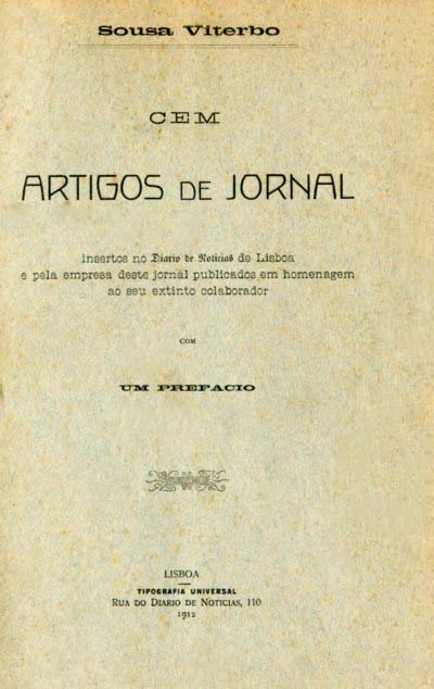 CEM ARTIGOS DE JORNAL