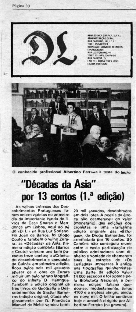 “Décadas da Ásia” por 13 contos (1.ª edição)