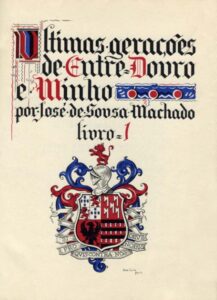 ULTIMAS GERAÇOES DE ENTRE DOURO E MINHO