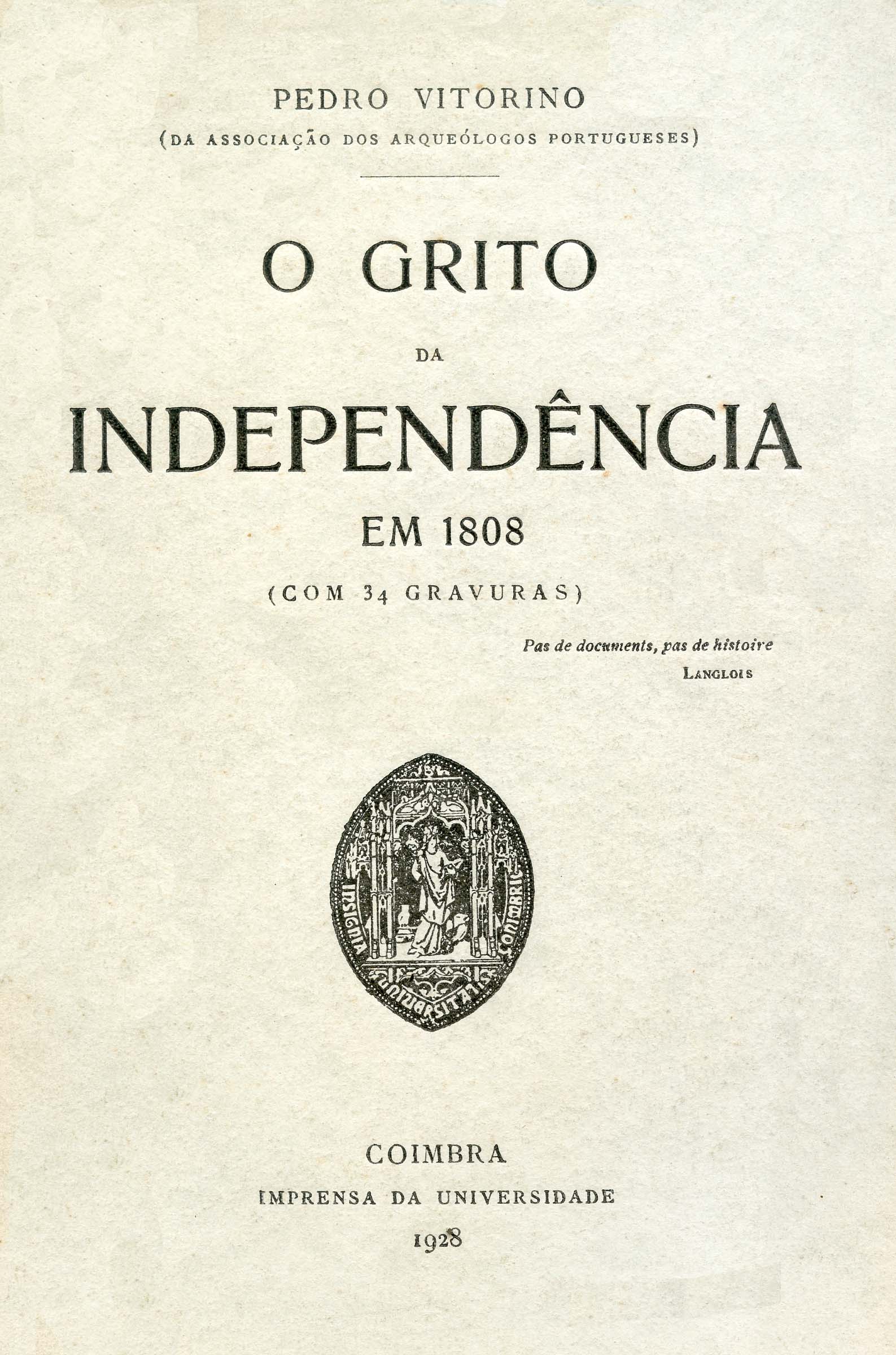 GRITO DA INDEPENDENCIA EM 1808