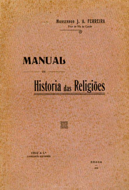 MANUAL DE HISTORIA DAS RELIGIOES