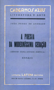 POESIA DA MODERNISSIMA GERAÇAO