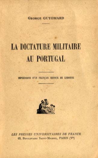 DICTATURE MILITAIRE AU PORTUGAL