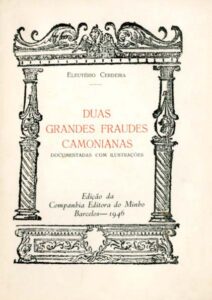 DUAS GRANDES FRAUDES CAMONIANAS