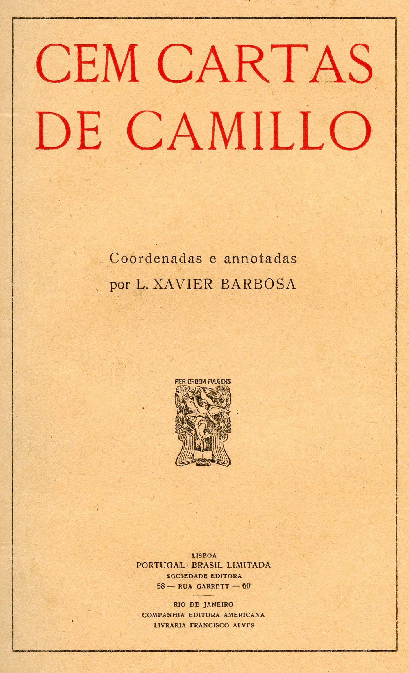 CEM CARTAS DE CAMILO