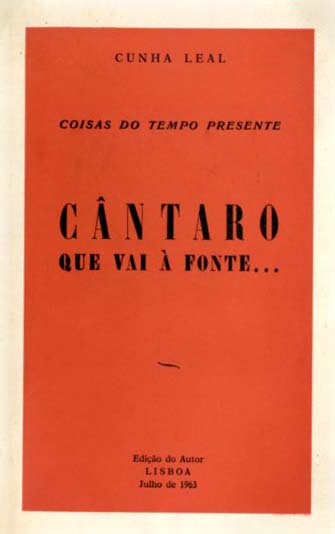 CANTARO QUE VAI A FONTE