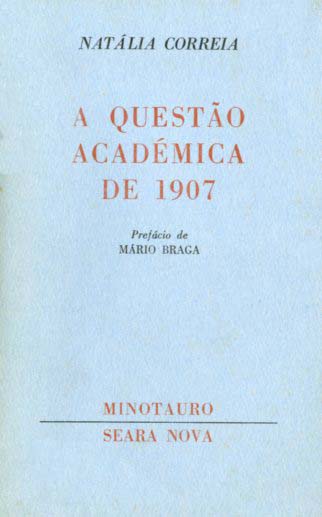 QUESTAO ACADEMICA DE 1907