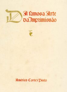 DA FAMOSA ARTE DA IMPRIMISSAO