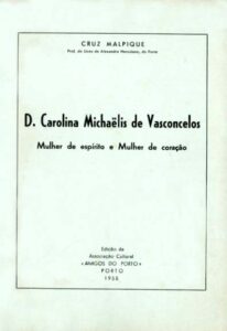 DONA CAROLINA MICHAELIS DE VASCONCELOS