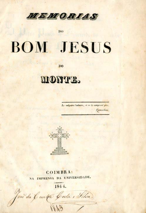 MEMORIAS DO BOM JESUS DO MONTE