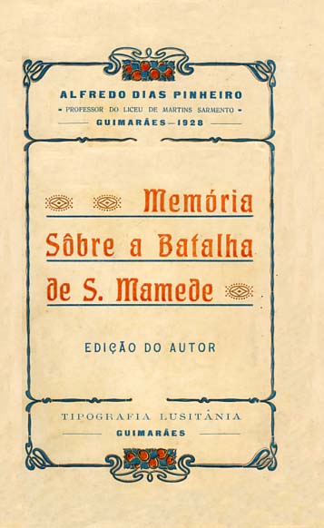 MEMORIA SOBRE A BATALHA DE SAO MAMEDE