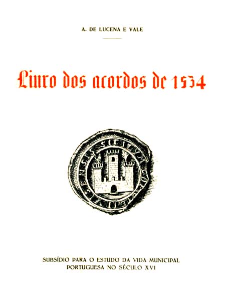 LIVRO DOS ACORDOS DE 1534 DA CIDADE DE VISEU