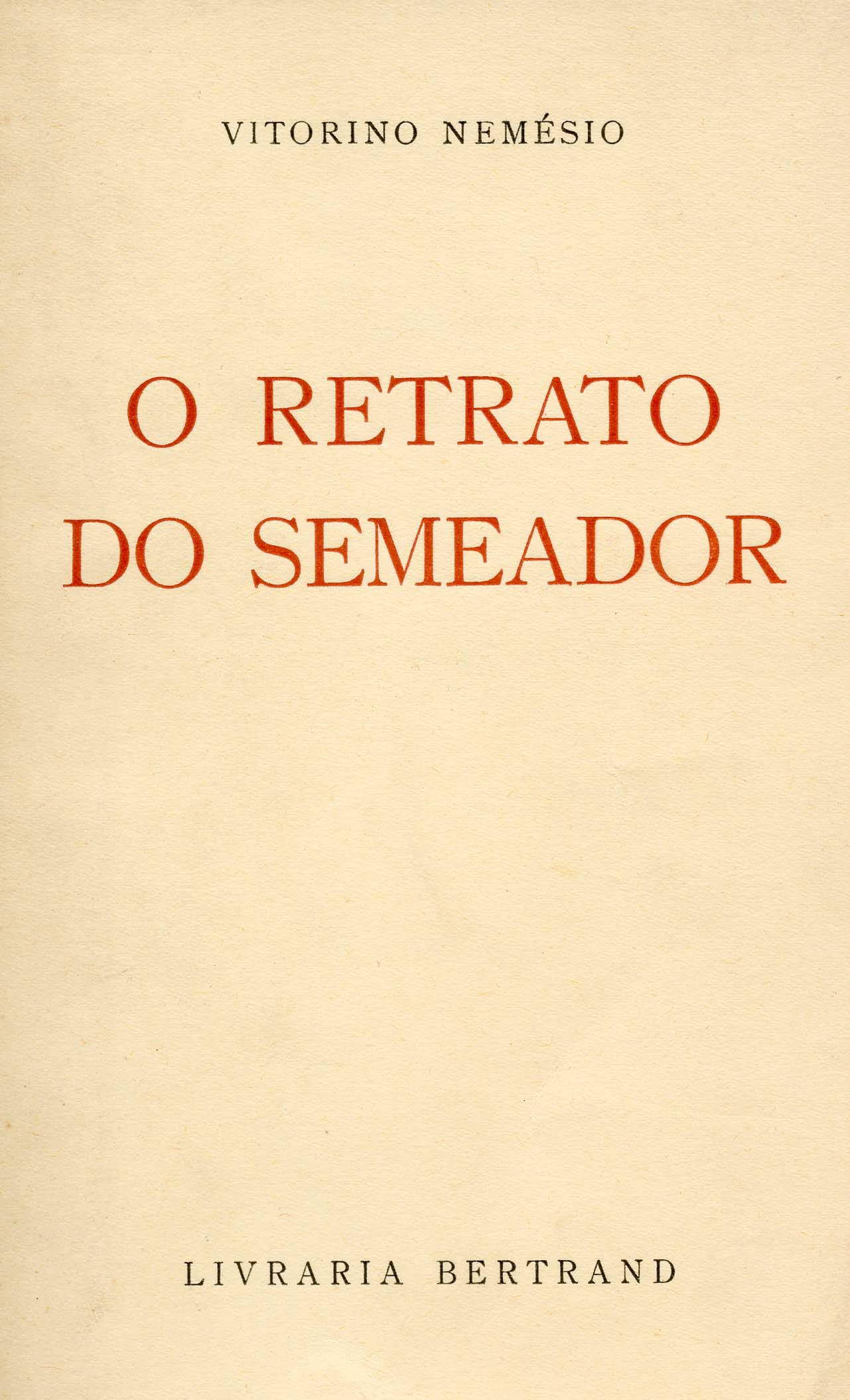 RETRATO DO SEMEADOR