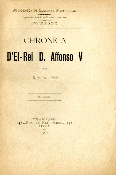 CRONICA DE EL REI DOM AFONSO 5º