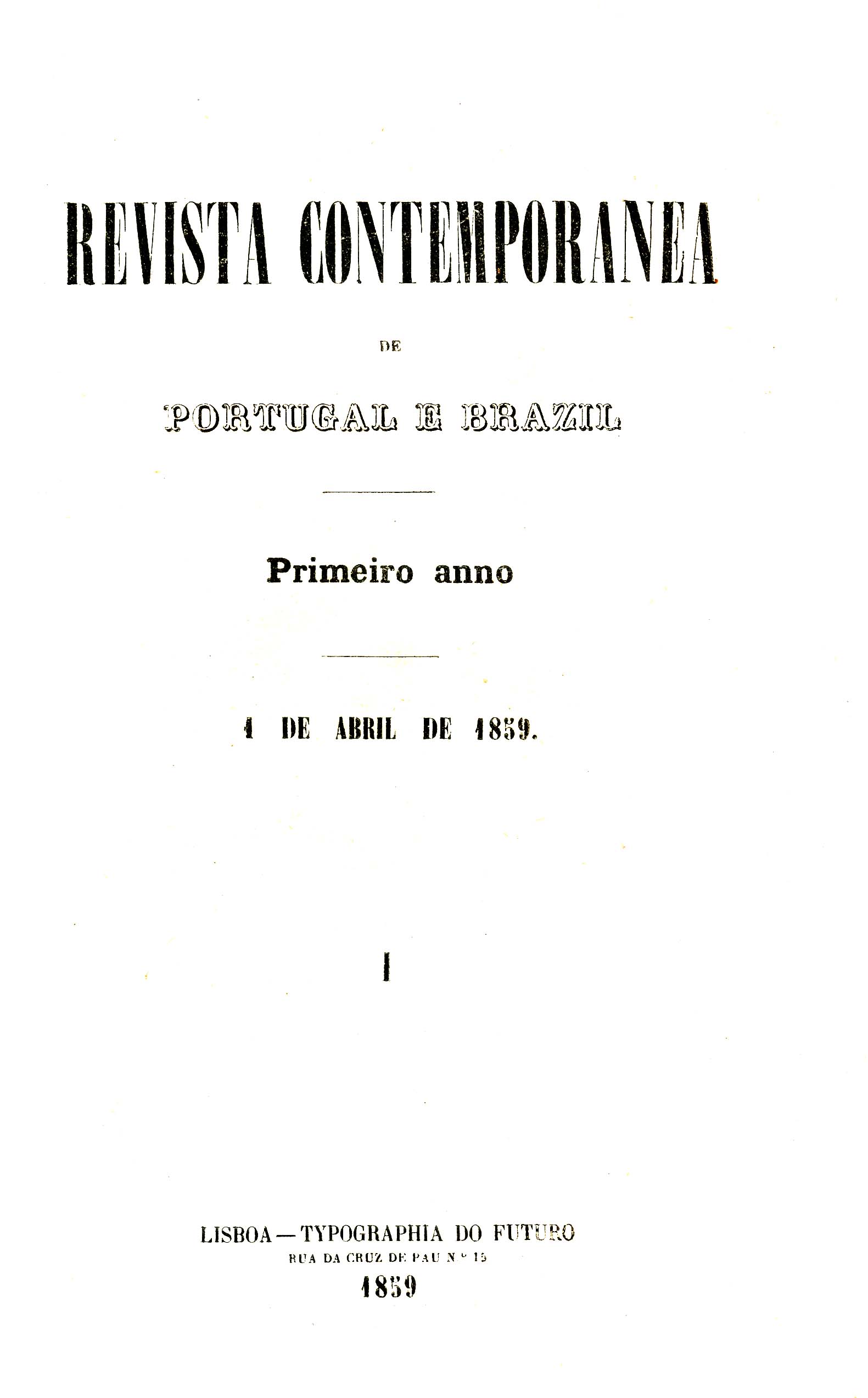 REVISTA CONTEMPORANEA DE PORTUGAL E BRASIL