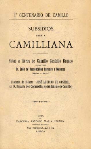 SUBSIDIOS PARA A CAMILIANA