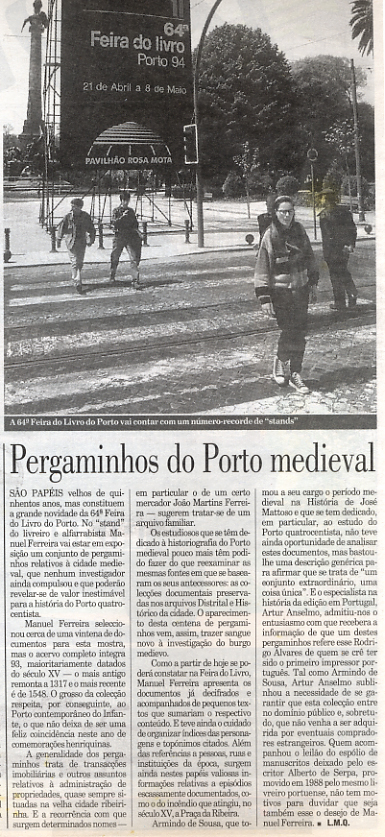Pergaminhos do Porto medieval