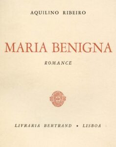 MARIA BENIGNA ANTECIPAÇAO