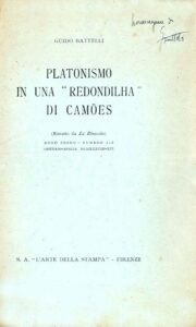 PLATONISMO IN UNA REDONDILHA DI CAMOES
