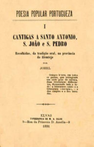 CANTIGAS A SANTO ANTONIO SAO JOAO E SAO PEDRO