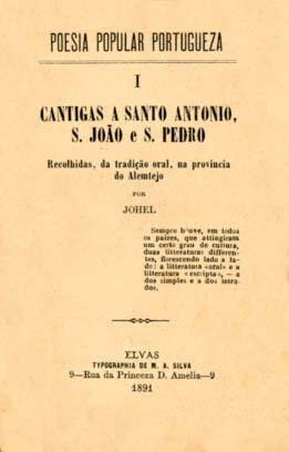 CANTIGAS A SANTO ANTONIO SAO JOAO E SAO PEDRO
