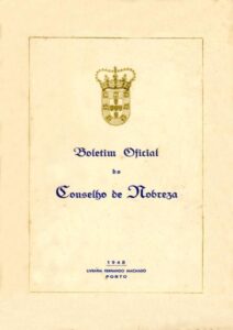 BOLETIM OFICIAL DO CONSELHO DE NOBREZA