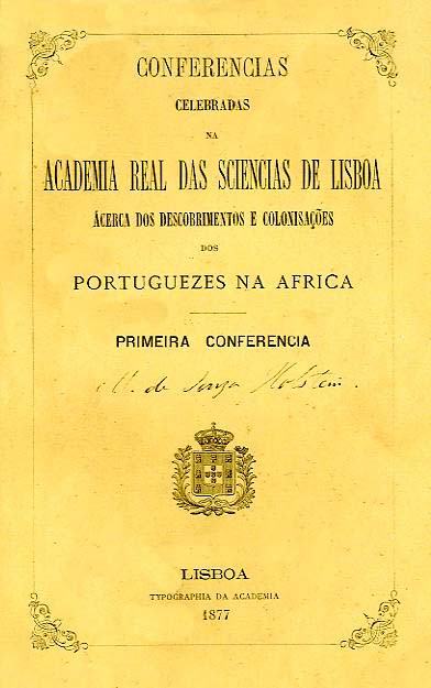 CONFERENCIAS CELEBRADAS NA ACADEMIA REAL DAS CIENCIAS DE LISBOA ACERCA DOS DESCO