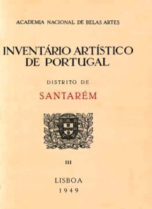 INVENTARIO ARTISTICO DE PORTUGAL. Distrito de Santarém