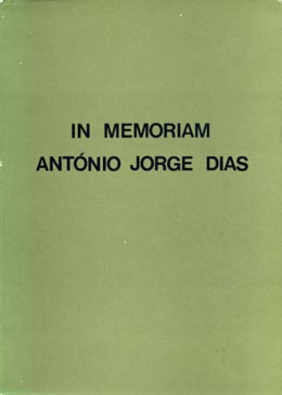 IN MEMORIAM ANTONIO JORGE DIAS