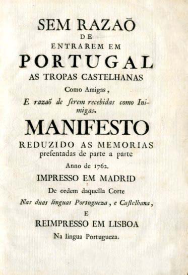 SEM RAZAO DE ENTRAREM EM PORTUGAL AS TROPAS CASTELHANAS
