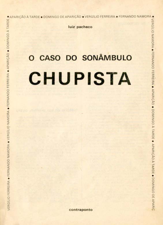 CASO DO SONAMBULO CHUPISTA