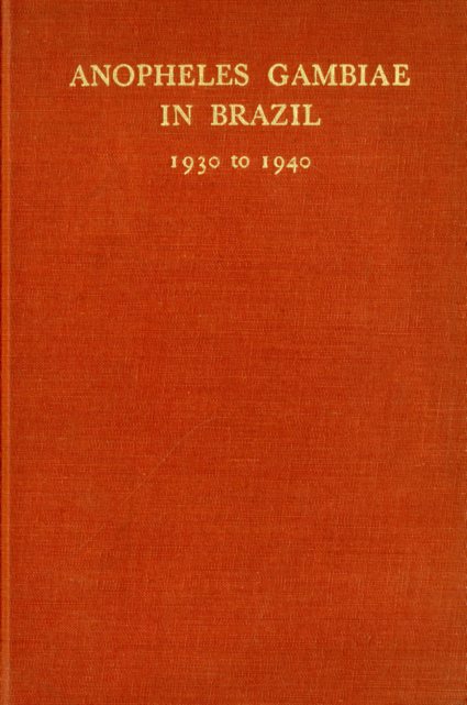 ANOPHELES GAMBIAE IN BRAZIL