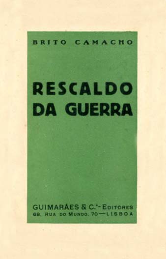 RESCALDO DA GUERRA