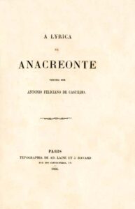 LIRICA DE ANACREONTE