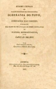 EXAME CRITICO DO VALOR POLITICO DAS EXPRESSOES SOBERANIA DO POVO E SOBERANIA DAS