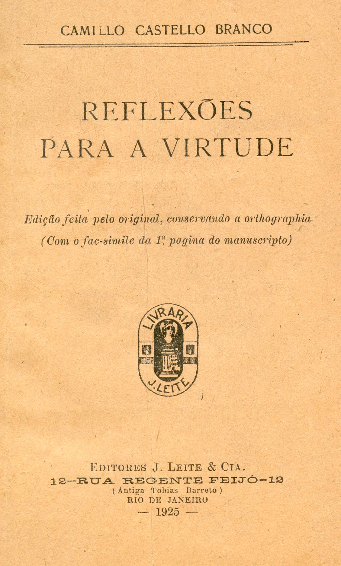 REFLEXOES PARA A VIRTUDE