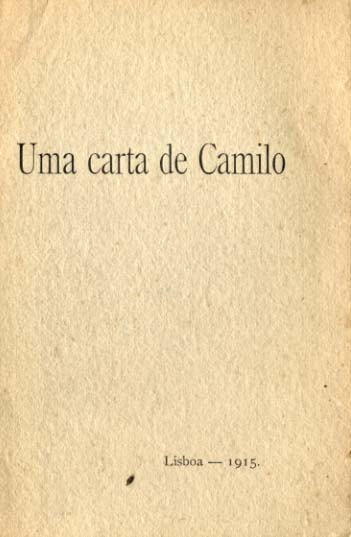 UMA CARTA DE CAMILO