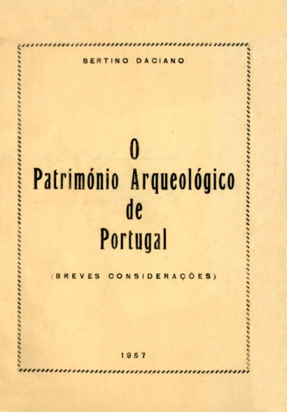 PATRIMONIO ARQUEOLOGICO DE PORTUGAL