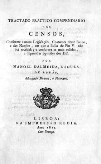 TRATADO PRATICO COMPENDIARIO DOS CENSOS