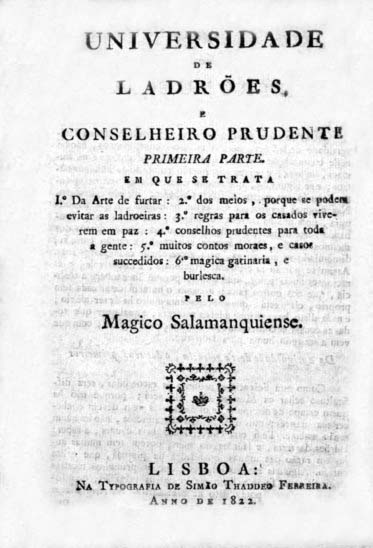 UNIVERSIDADE DE LADROES E CONSELHEIRO PRUDENTE