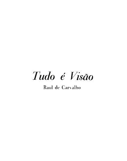 TUDO E VISAO