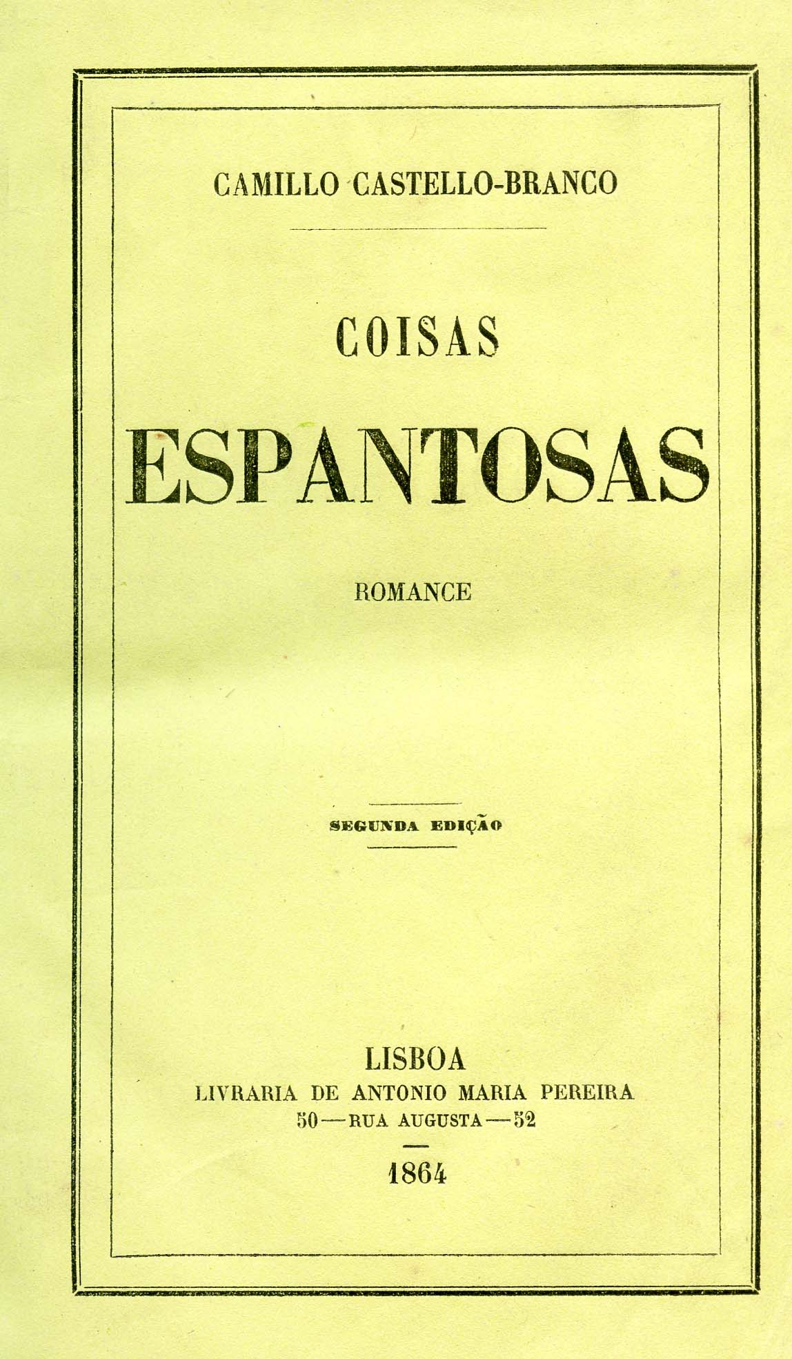 COISAS ESPANTOSAS