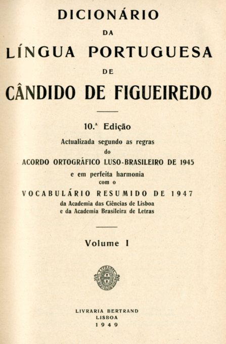 DICIONARIO DA LINGUA PORTUGUESA