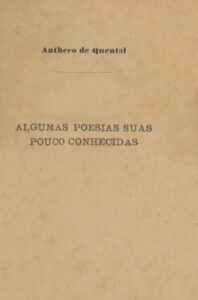 ALGUMAS POESIAS SUAS POUCO CONHECIDAS