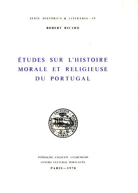 ETUDES SUR L’ HISTOIRE MORALE ET RELIGIEUSE DU PORTUGAL