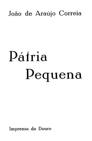 PATRIA PEQUENA