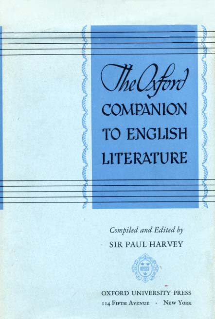 OXFORD COMPANION TO ENGLISH LITTERATURE