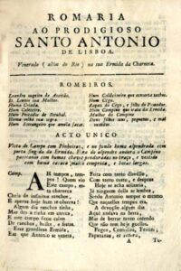 ROMARIA AO PRODIGIOSO SANTO ANTONIO DE LISBOA