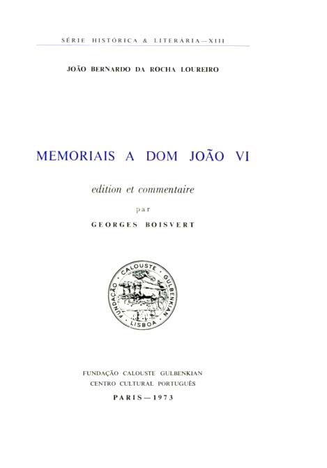 MEMORIAIS A DOM JOAO 6º
