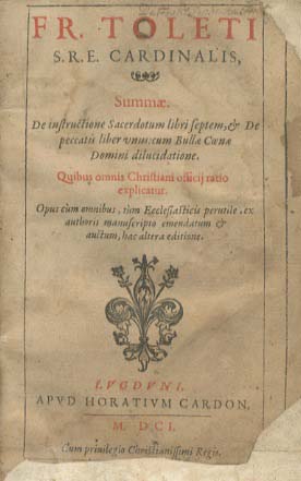 De instructione Sacerdotum libri septem & De peccatis liber vnvs: cum Bullae Cae